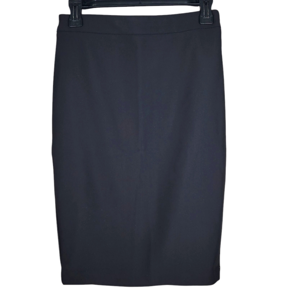 Christian Siriano New York Black Pencil Skirt Women's Size 2 Career Office Class